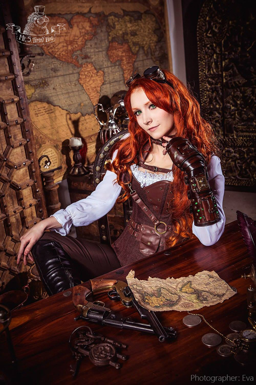 Steampunk Pirate Lady Photoshoot