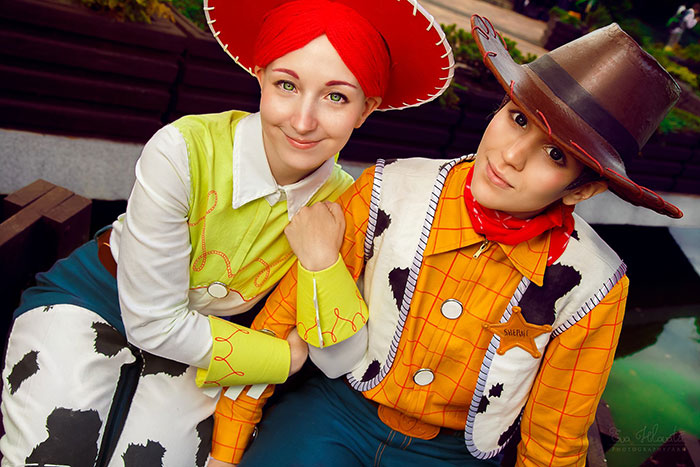 Jessie & Woody from Toy Story 2 Cosplay