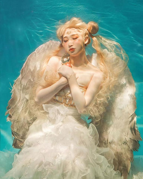 Princess Serenity from Sailor Moon Underwater Cosplay