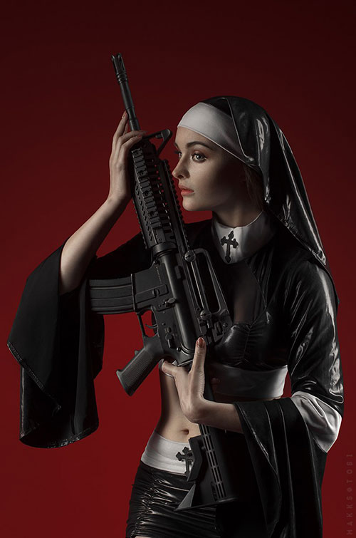 Nun from Hitman: Absolution Cosplay