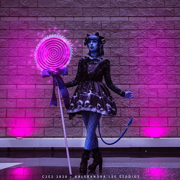 Goth Jester from Critical Role Cosplay