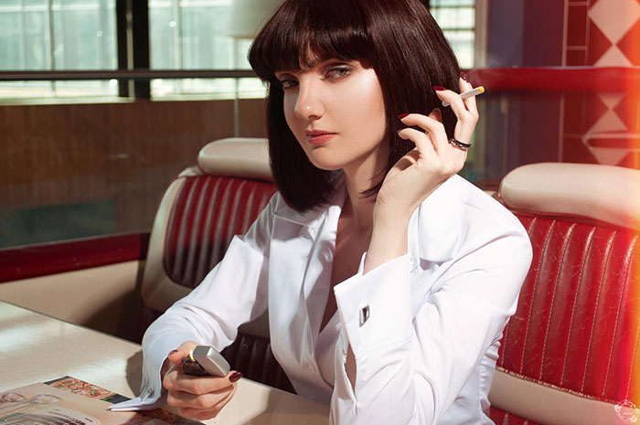 Mia Wallace from Pulp Fiction Cosplay