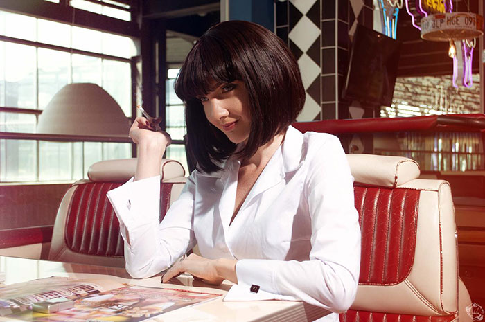 Mia Wallace from Pulp Fiction Cosplay
