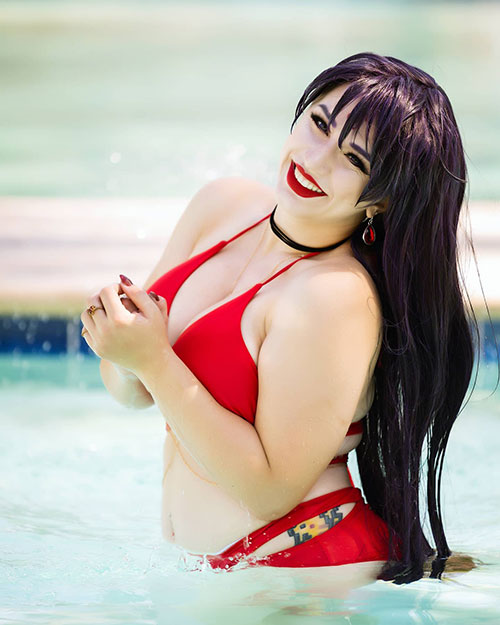 Sailor Mars from Sailor Moon Swimsuit Cosplay