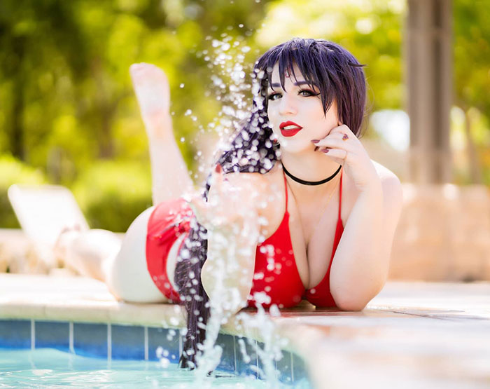 Sailor Mars from Sailor Moon Swimsuit Cosplay