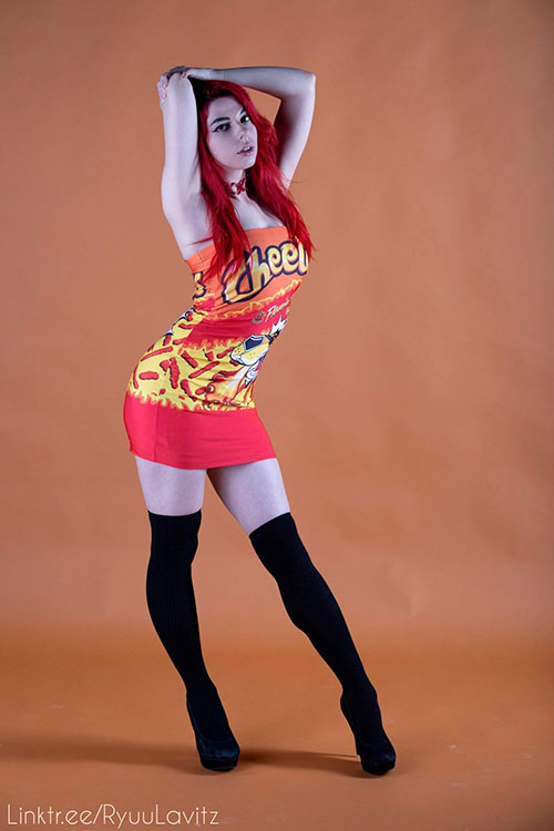 Cheetos Dress Photoshoot