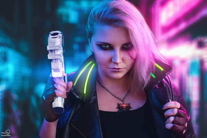 Cyberpunk Ciri Cosplay