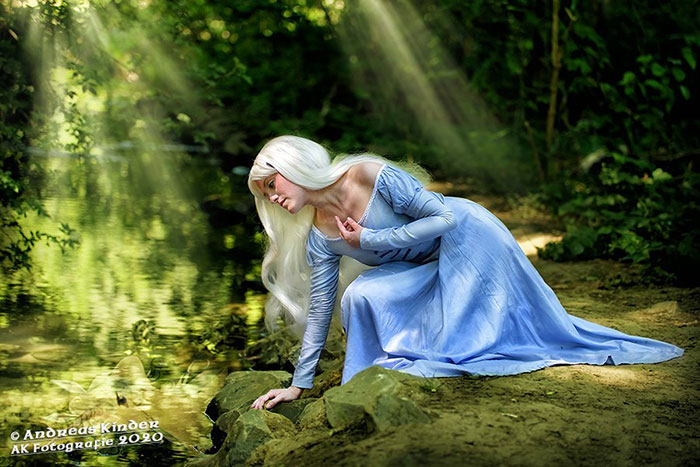 Lady Amalthea from The Last Unicorn Cosplay