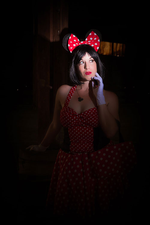Pinup Minnie Mouse Cosplay