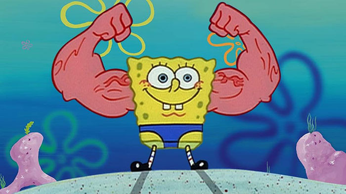MuscleBob BuffPants (SpongeBob SquarePants with Anchor Arms) Cosplay
