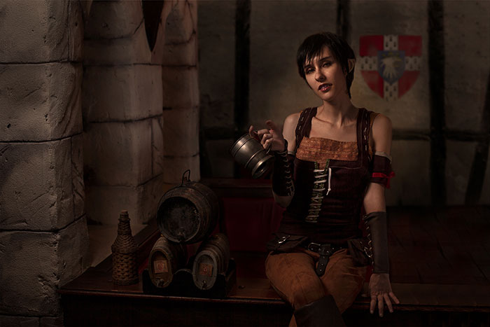 Eveline Gallo from The Witcher 3: Hearts of Stone Cosplay