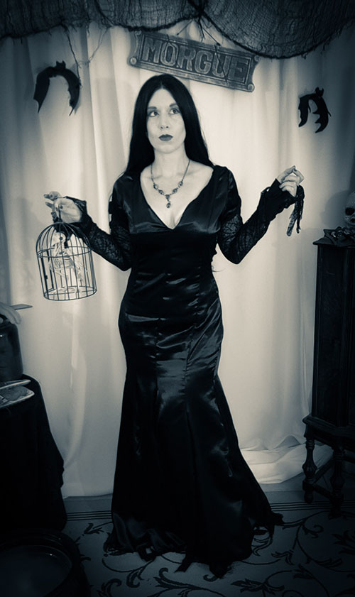 Morticia from The Addams Family Cosplay