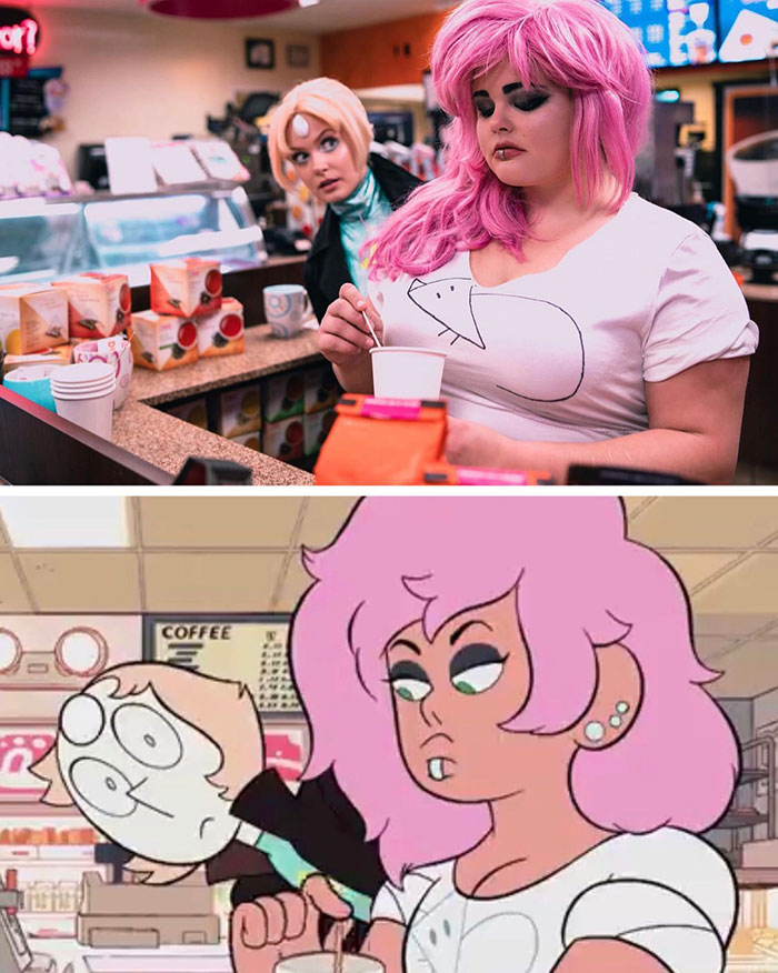Mystery Girl & Pearl from Steven Universe Cosplay