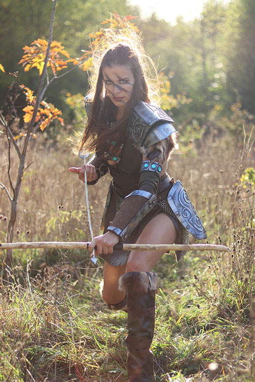 Aela the Huntress from Skyrim Cosplay