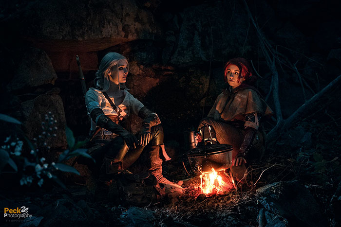 Ciri & Triss from The Witcher 3 Cosplay