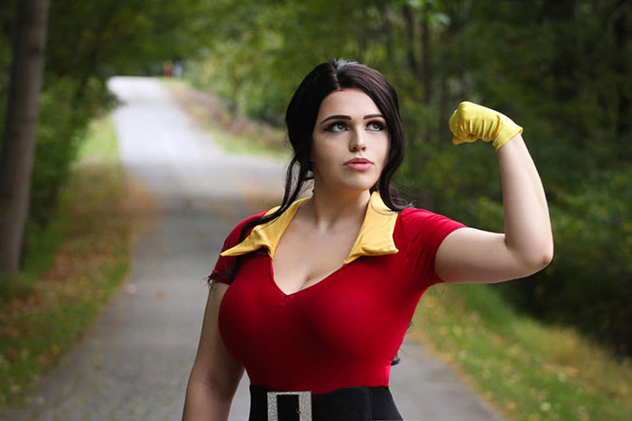 Genderbent Gaston from Beauty and the Beast Cosplay