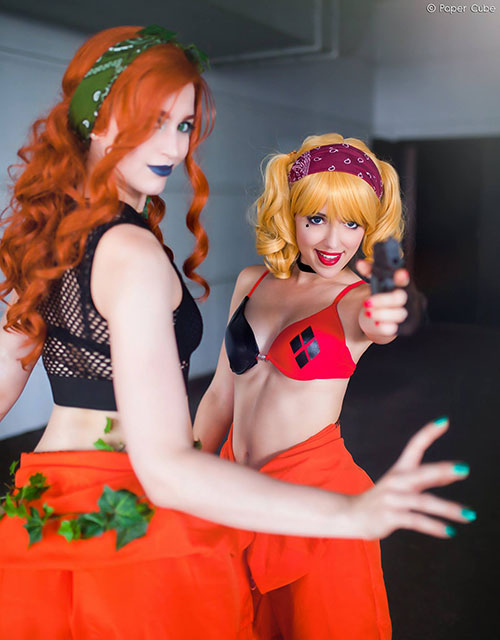 Jail Break Harley Quinn & Poison Ivy Cosplay