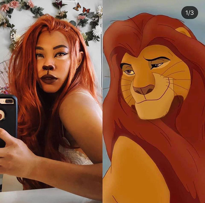 lion makeup