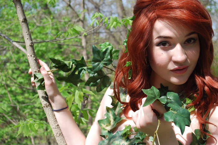 Vintage Inspired Poison Ivy Cosplay