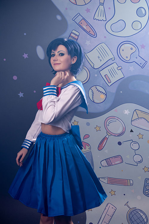 Ami Mizuno from Sailor Moon Cosplay