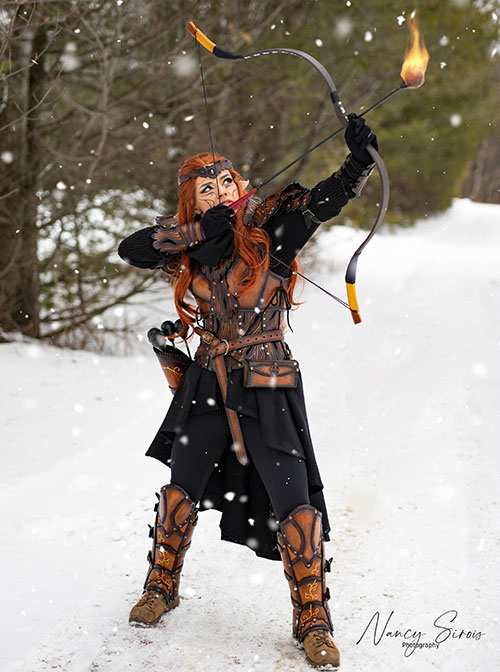 Elven Archer Fantasy Photoshoot