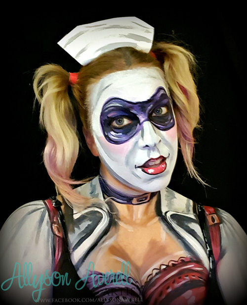 Arkham Asylum Harley Quinn Makeup