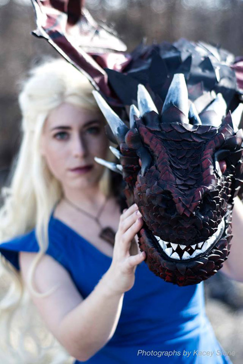 Daenerys and Dragon Cosplay