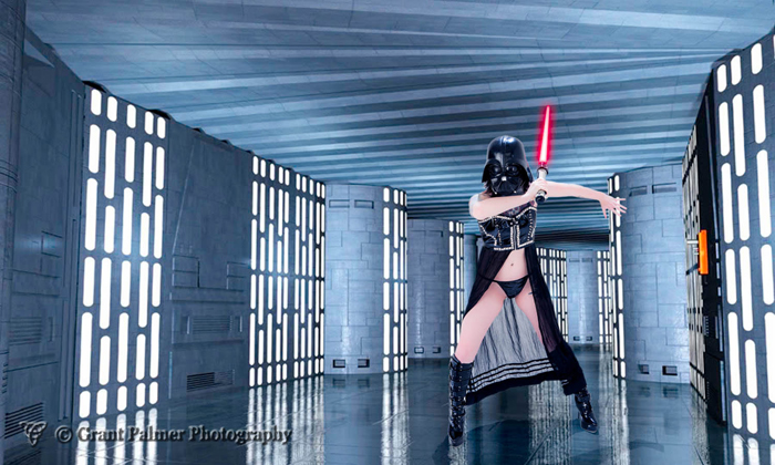 Female Darth Vader Cosplay
