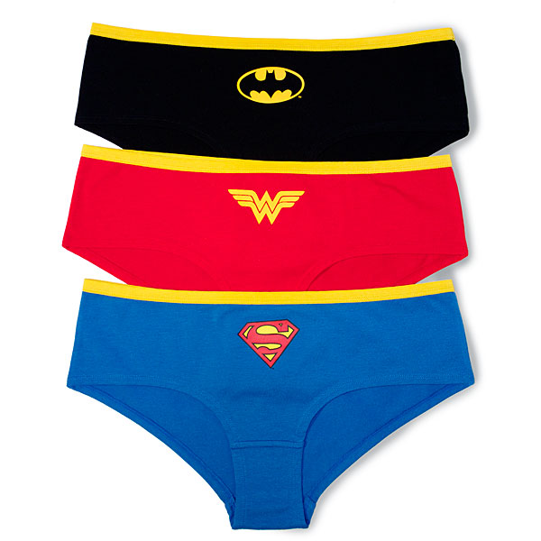 DC Panties Harley, Batman, Wonder Woman & More
