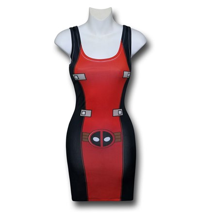 Deadpool Stretch Fit Tank Dress