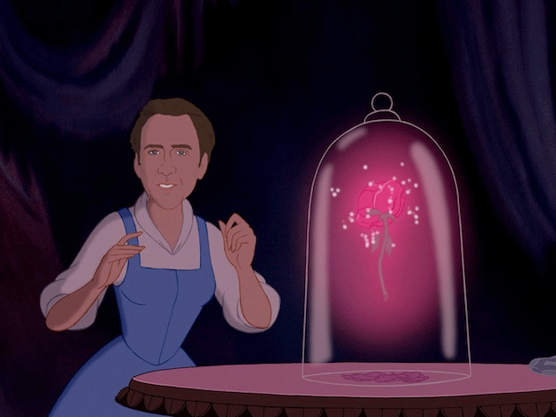 Nicolas Cage as Disney Princesses