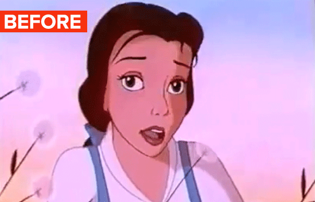 If Disney Princesses Had Normal Sized Eyes