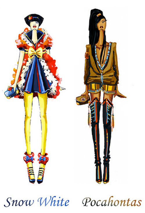 Disney Inspired High Fashion Designs