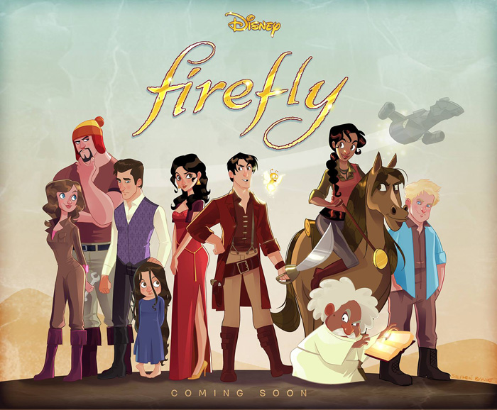 Disney/Firefly Joss Whedon Mashups
