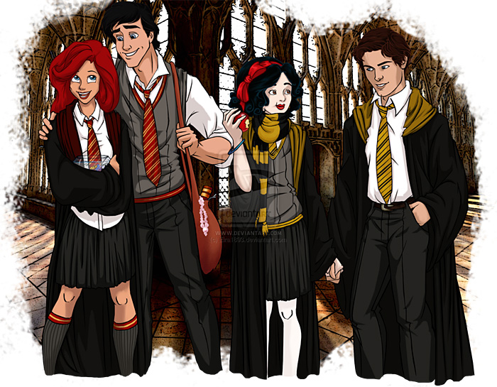 Disney Characters at Hogwarts