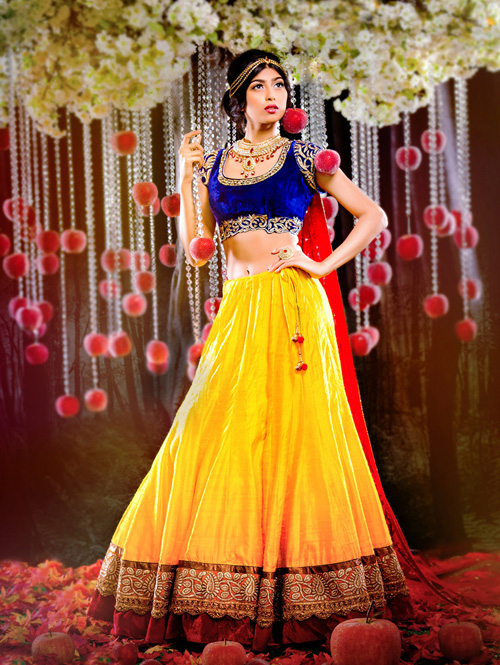 Indian Style Disney Princesses Photoshoot