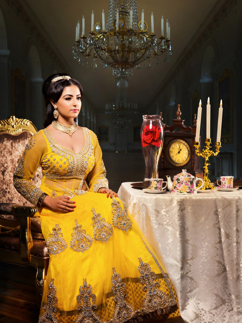 Indian Style Disney Princesses Photoshoot