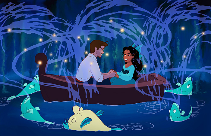 Boyfriend Turns His Girlfriend & Him Into Disney Characters for Valentines