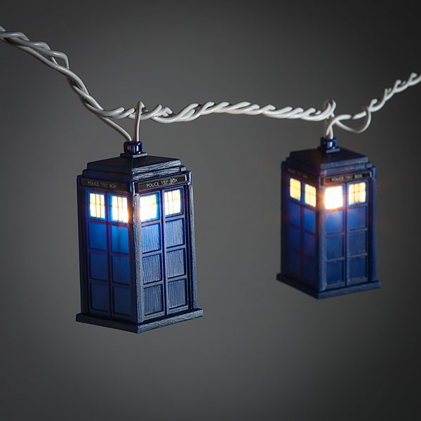 Doctor Who Weeping Angel & TARDIS String Lights