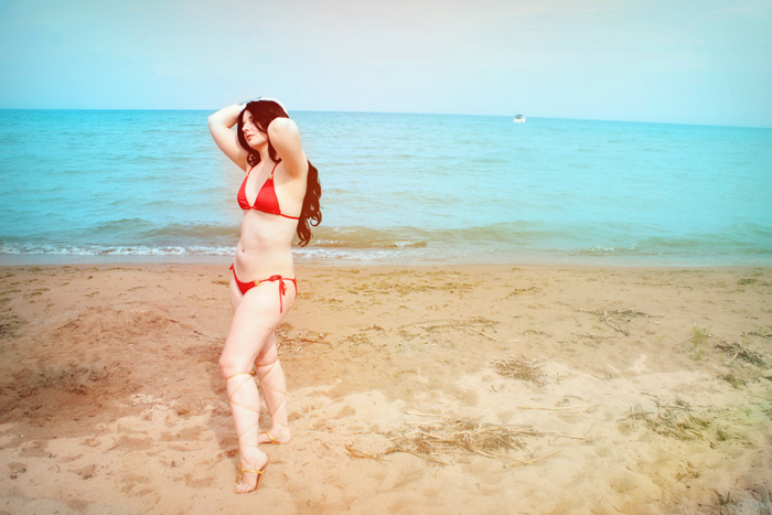 Donna Troy Bikini Photohoot