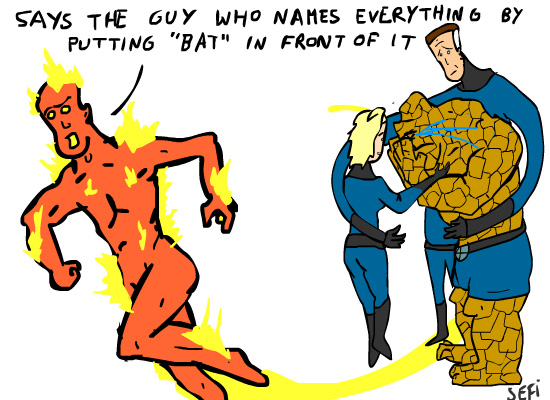 Batman Makes Fun of Fantastic 4 Names Comic