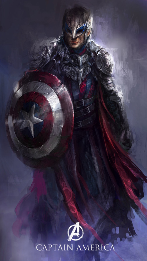 Dark Fantasy Avengers Age of Ultron Redesigns