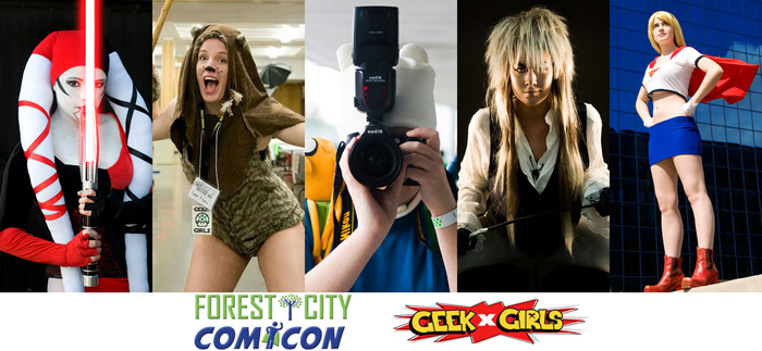 Geek Girls at Forest City Comicon