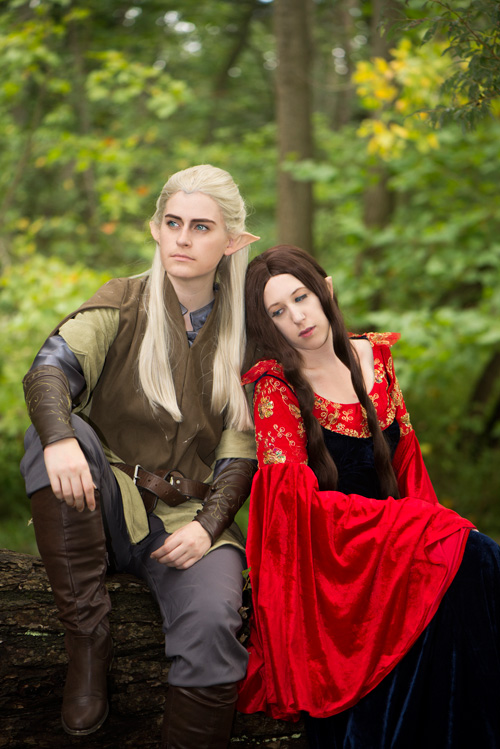 Legolas and Arwen from Lord of the Rings Cosplay