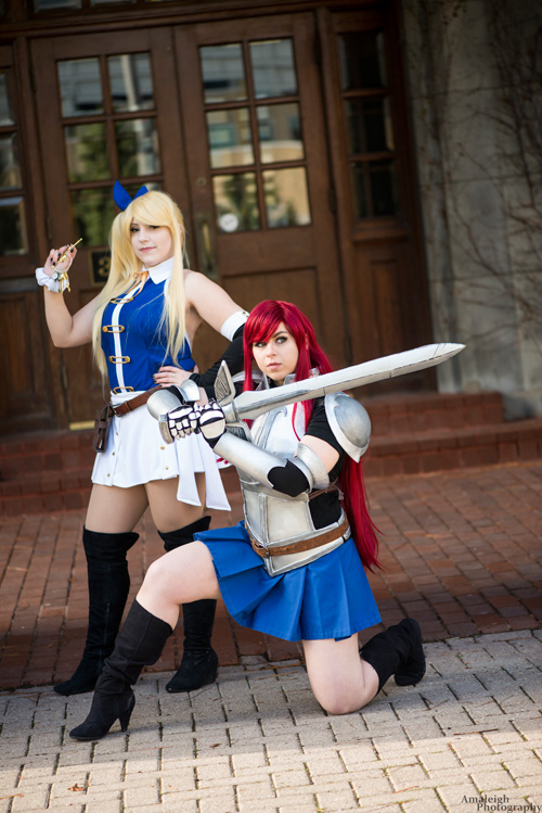 Erza & Lucy from Fairy Tail Cosplay