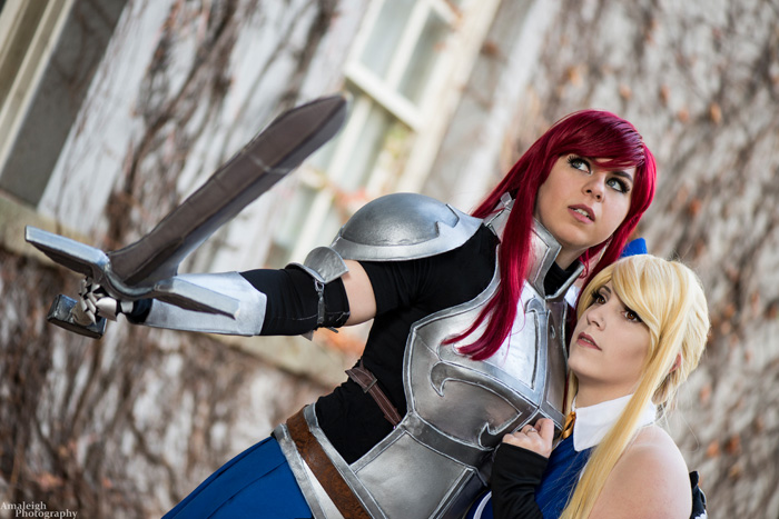 Erza & Lucy from Fairy Tail Cosplay