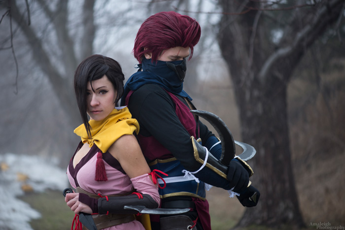 Kagero and Saizo from Fire Emblem Cosplay