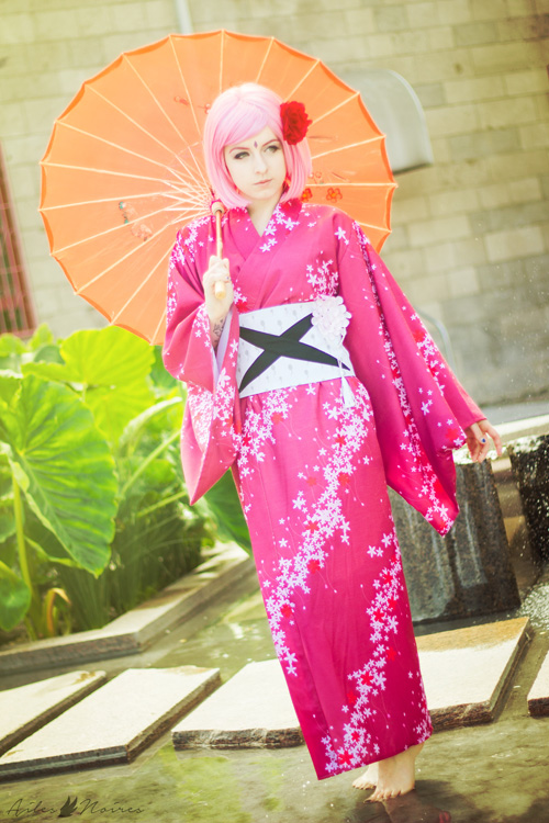 Kimono Sakura Haruno from Naruto Shippuden Cosplay