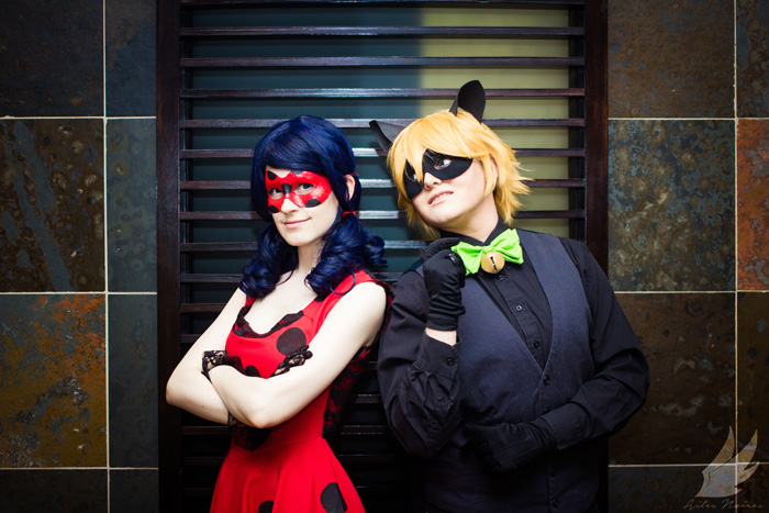 Formal Ladybug and Cat Noir from Miraculous Ladybug Cosplay