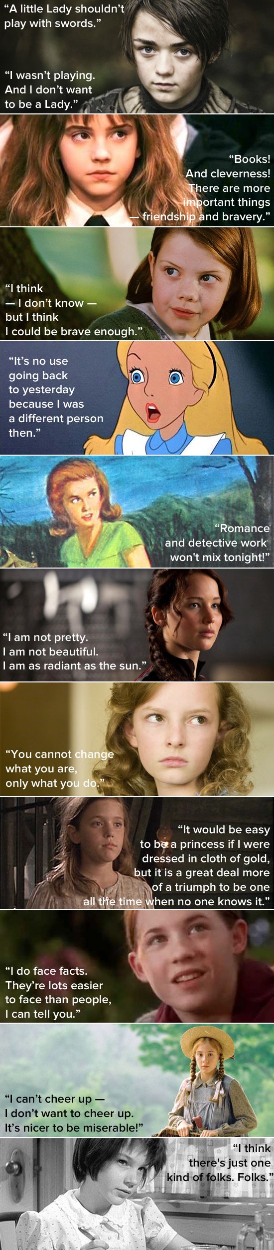 Quotes from Strong Girls in Literature